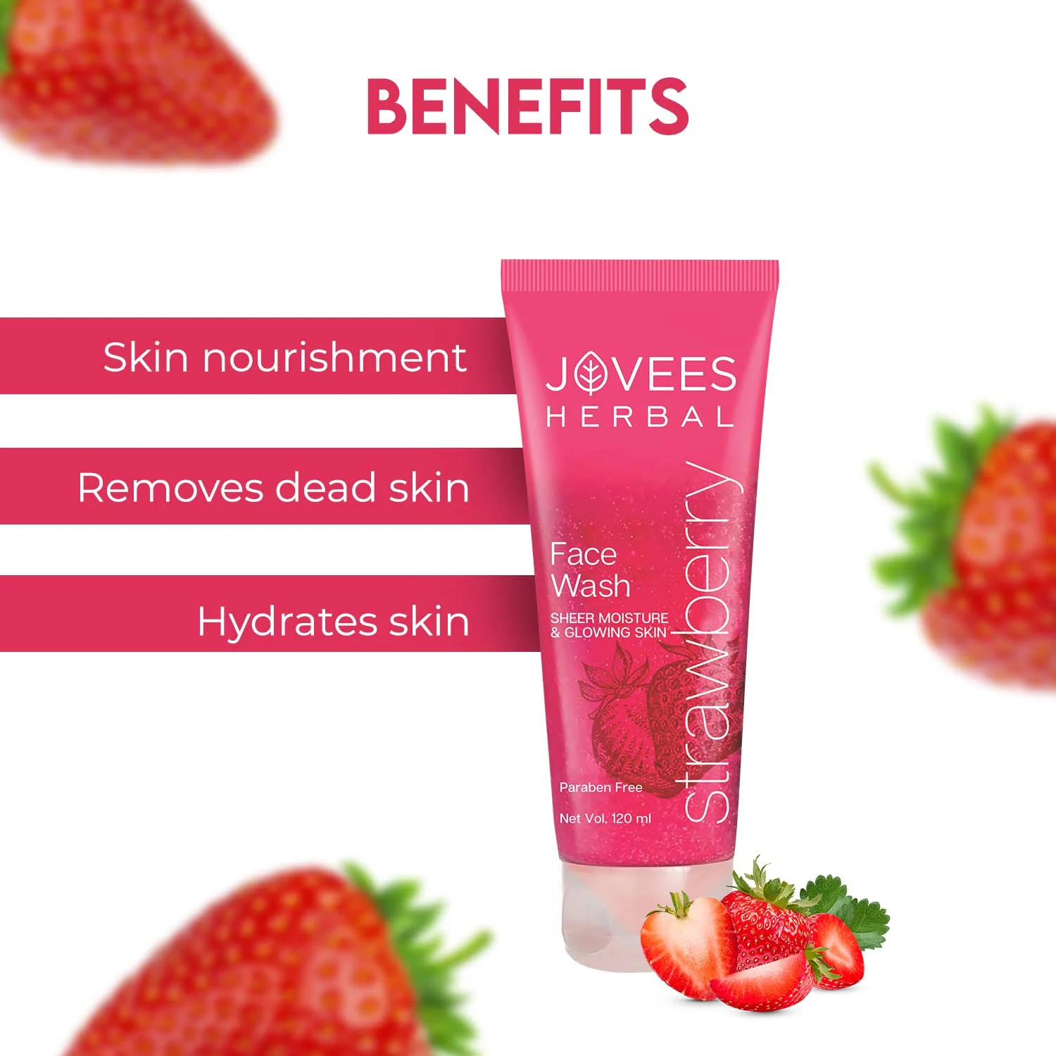 Jovees Herbal Strawberry Face Wash