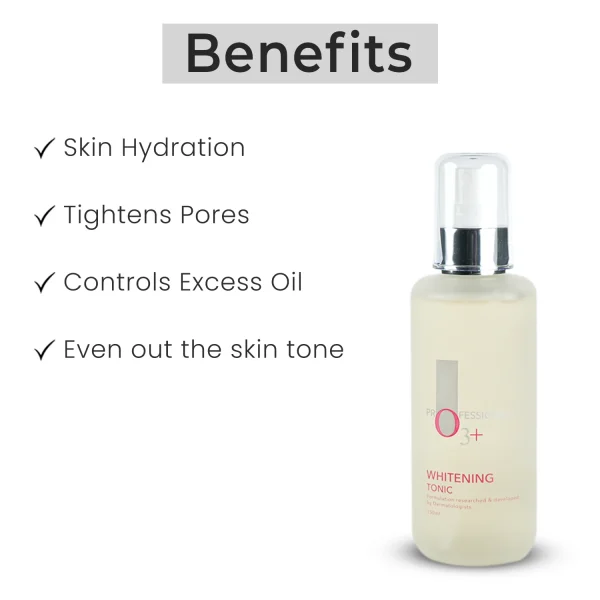 O3+ Whitening Tonic For Smoother Skin